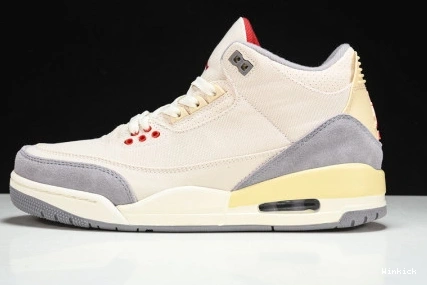 Retro “Muslin”DH7139-100 Air Jordan 3 1204